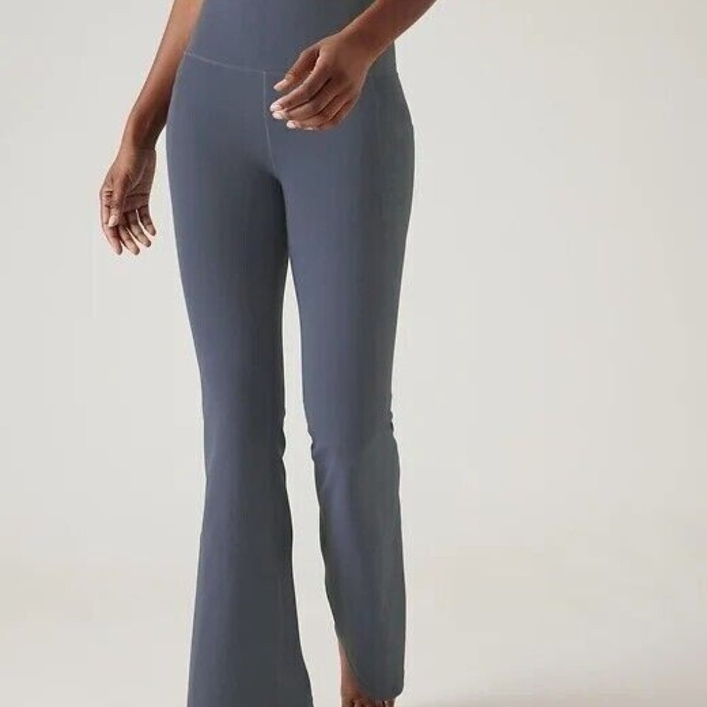 Athleta Salutation Stash flare pant with pockets